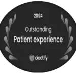 Doctify award for Outstanding Patient experience for Pearl dental Clinic